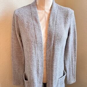 Live Well Gray soft cozy long cardigan sweater Womens XS NEW